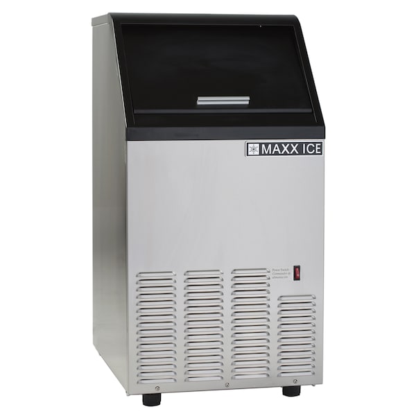 Maxx Ice Icemaker 75 lb, Commercial Freestanding, Energy Star Qualified, SS MIM75 - main